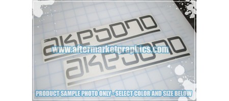 Akebono Performance Brakes Decals - Pair (2 pieces)